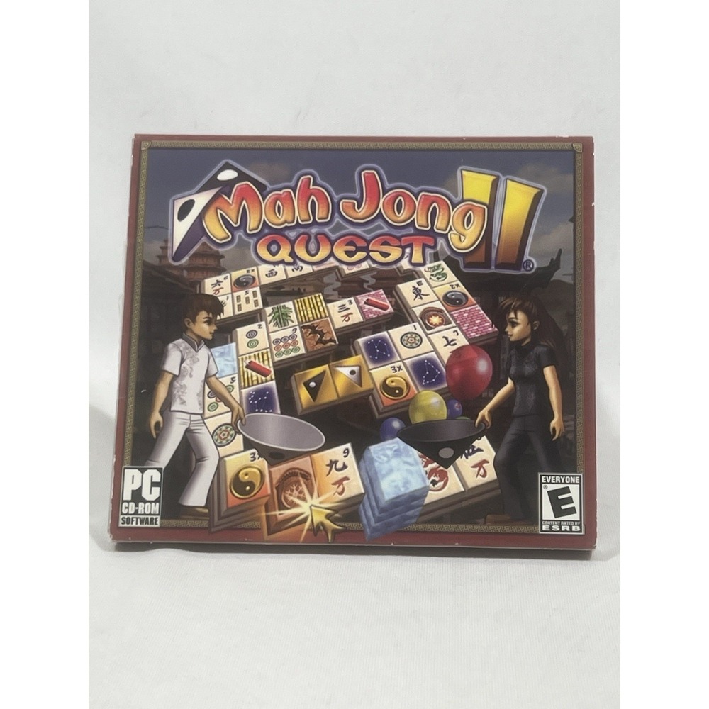 Mah Jong Quest II‎ PC Game 2007 Complete Tested Retro Toycore Puzzle Strategy